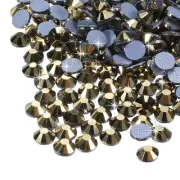 2880 Pcs Hotfix Rhinestones Flatback Crystal Glass Gems SS8 2.5mm,Bright Gold