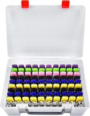 Flash Drive Case USB Memory Stick SD Card Storage Organizer- Holds 134pcs Thumb Drive Electronic Accessories Holder for Sandisk/for Samsung/for Inland/for PNY/for Netac (White)