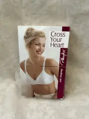 Playtex Cross Your Heart Side Shaping White Bra 40C Soft Cup 4220 New..