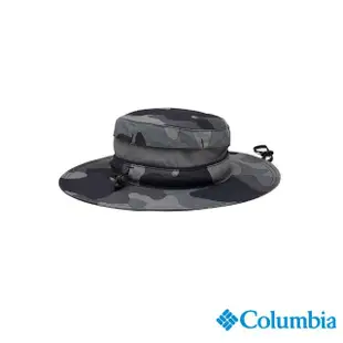【Columbia 哥倫比亞 官方旗艦】中性-Bora Bora™UPF50快排遮陽帽-黑迷彩(UCU02460BQ / 2023春夏)