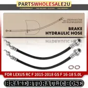 2x Rear Brake Hydraulic Hose for Lexus RC F 15-18 GS F 16-18 V8 5.0L 9094702H06 (for: Lexus)