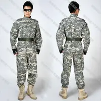 在飛比找樂天市場購物網優惠-美軍ACU迷彩服特種兵野戰版作訓服戶外戰術軍色套服CS二代戰