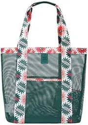 Waterproof Sports Swimming Bag Outdoor Multifunctional Female Mesh Beach Storage Bag Travel Shopping Tote Bag