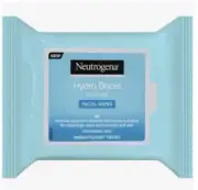 Neutrogena Hydro Boost Cleanser Facial Wipes - 25 piece pack-NEW-SHIPS SAME DAY
