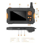 Endoscope Camera 4.3in LCD Display 5m Cable 360° Rotation 3.9mm Lens Borescope