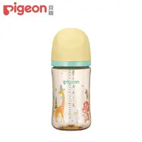 在飛比找momo購物網優惠-【Pigeon 貝親】第三代母乳實感彩繪款PPSU奶瓶240