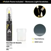 Touch Up Paint For Fiat All Models 429 Blu With Polish Paste
