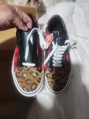 VANS Old Skool Shoe Buffalo Mix Men's Size 7.5 Womens 9