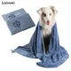 洛陽牡丹 寵物超細纖維吸水毛巾 寵物洗澡清潔巾 刺繡貓狗毛巾