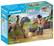 Playmobil 71357 Horses of Waterfall: Farrier Ben and Achilles