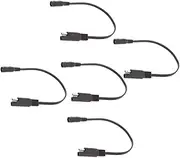 250mm SAE Connector to DC Plug, Convert SAE to Female Adaptor Cord (Pack of 5)