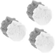 VALICLUD Rabbit Tail Plush Ball Bunny Tail Costume Halloween Cosplay Costume Easter Props Fur White Bunny Tail Goth Clothing Black Bunny Fake Bunny Accessories Costume Halloween