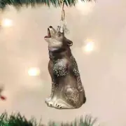 Old World Christmas (12163) Howling Wolf Ornament w/ OWC BOX