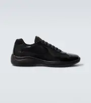 [Prada] Prada Patent leather sneakers AU 11.5 black
