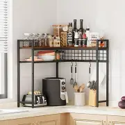 3 Tier Spice Rack, Corner Countertop Shelf Organizer for Kitchen, Coffee Coun...
