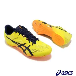 Asics 田徑釘鞋 Hyper MD 8 男鞋 黃 藍 輕量 穩定 可換釘 田徑 競速 運動鞋 亞瑟士 1093A198750