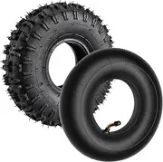 4.10/3.50-4 Tyre with Sack Truck Wheel, Pneumatic Tyres, Rubber Tyres, Sack Truck Wheel, Wheelbarrow Tyre, Inner Tube for Lawnmowers, Hand Trucks, Wheelbarrows, Go Cart Kids