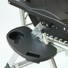 Recliner Sun Lounger Chair Clip Side Tray Table Cup Holder for Folding Chair ST