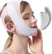 Reusable Face Strap,V Line Face Lifting Strap,Sleeping Mask Strap for Women,Jawline Shaper(L)