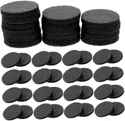 Homoyoyo 100pcs Felt Rounds Essential Oil Aroma Pads for Car Air Vent Clip - Diffuser Necklace - and Bracelet Replacement Refills for Long Lasting Fragrance