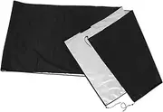 NOLITOY Solar Pool Cover for Inground and Above Ground Pools Easy Installation Drawstring Design Compact Shade Cover Black