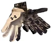 Under Armour UA BLUR FOOTBALL Gloves NWT $50.00 Mens Xlarge Breathable gluegrip