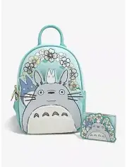 Her Universe Studio Ghibli My Neighbor Totoro Flowers Mini Backpack + Cardholder