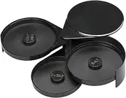 3 Layer Bar Glass, Glass Rimming and Sugars Bar Accessories, Household Boxs, Spice Container Dipper for Kitchen Bar Home