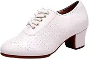 [ONAIC] Womens Ballroom Dance Shoes for Performance Professional Latin Salsa 5CM Heel Practice Dancing Sandals Sneakers