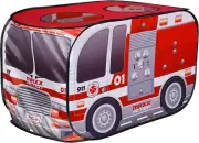 Pop up Fire Truck – Indoor Playhouse for Kids | Red Engine Toy Gift for Boys and