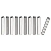 8x50mm Dowel Pins, 10pcs Round Head Flat Chamfered End Dowel Pin