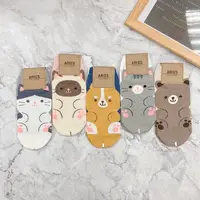 在飛比找蝦皮商城優惠-韓國襪子 可愛動物 女襪 短襪 熊熊 貓貓 狗狗 可愛襪子 
