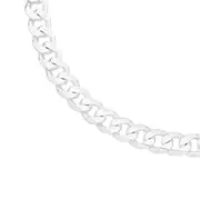 Sterling Silver 55cm Heavy Curb Chain