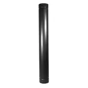 DuraVent PelletVent 4PVL-24B 4" x 24" Double-Wall Chimney StovePipe Black #5A.61