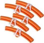 P1Tools Wheel Rim Protector Set, Rubber Wheel Changing Rim Edge Savers for a Motorcycle, Car or ATV Orange 5 PACK