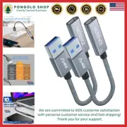 USB to USB C Adapter 2 Pack, 10Gbps Data, 60W Fast Charging, Compatible