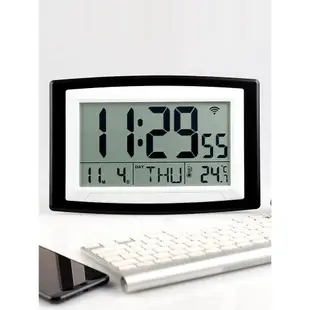 漢時WIFI臺鐘客廳掛鐘鐘表家用簡約時鐘靜音數字電子掛表座鐘HA31