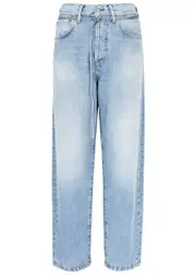 Acne Studios Distressed Straight Tapered-leg Jeans - Light Blue - 26 (W26 / UK8 / S) 26 (W26 / UK8 / S)