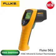 Fluke 561 HVAC Infrared Thermometer Contact Digital Temperature Gun Type K