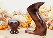 E.I. Rosewood Tote & Knob For Stanley No 3, 4, 603, 604 Hand Plane w/ Low Knob