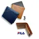 風和屋💖日本進口 正版 FILA 短夾 61fl51 皮革雙折式 皮夾 圓點壓紋 卡夾 零錢包 I41