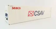WSI 04-2197 CSAV Seaco 40 ft Reefer Carrier Shipping Container - Scale 1:50