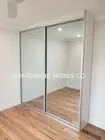 DIY Wardrobe MIRROR glass sliding doors, MADE TO MEASURE Custom Made Brisbane