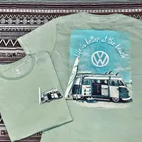 在飛比找蝦皮購物優惠-美式復古 Volkswagen 露營車 印花 圓領 短袖T恤