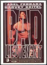 Modern FILM POSTER Postcard: BAD LIEUTENANT (Harvey Keitel). Free Postage