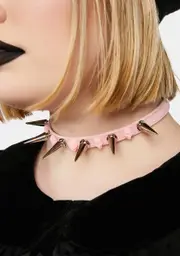 Macabre Thoughts Spiked Choker