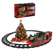 Electric Christmas Classic Train Toy Kids Set Railway Music With 16pcs Tracks AU STOCK