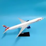 1:160 British Airways Boeing 777 Plane Model / LED Light & Wheels Aircraft Model