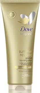Dove DermaSpa Summer Revived Body Lotion with Self-Tanning for Light to Medium Skin 200ml