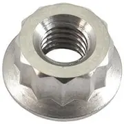 Aeroflow M6X1.00mm Titanium Nut 12 Point Single M6 X 1.00 - AF3501-0010